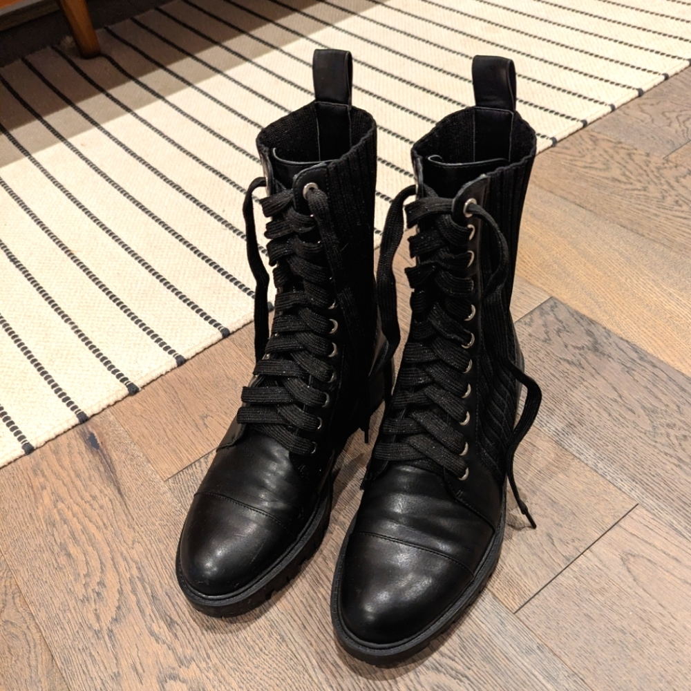 Zara moto combat boot size 39